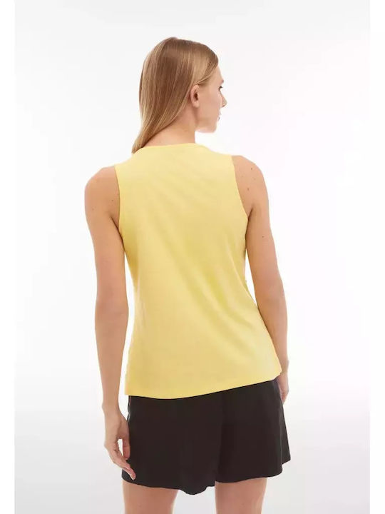 Freddy Women's Summer Blouse Sleeveless Yellow