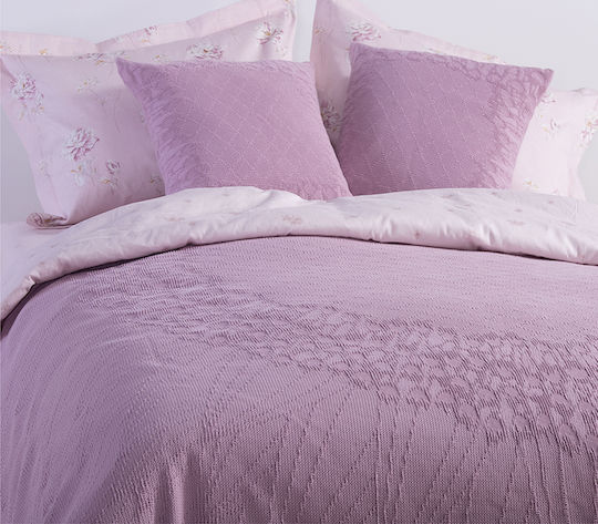 Nef-Nef Homeware Vendetta Υπέρδιπλη 230x250εκ. Mauve Nef-Nef Homeware Vendetta Υπέρδιπλη 230x250εκ. Mauve