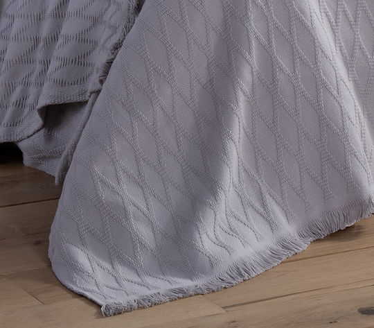 Nef-Nef Homeware Outlast Одеяло Пике Двойно 230x240см Сиво