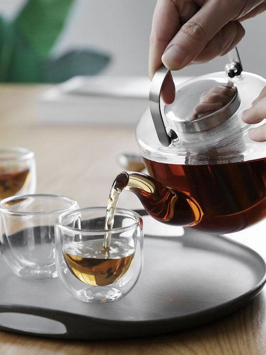 Viva Teeset mit Tasse Transparent 6Stück