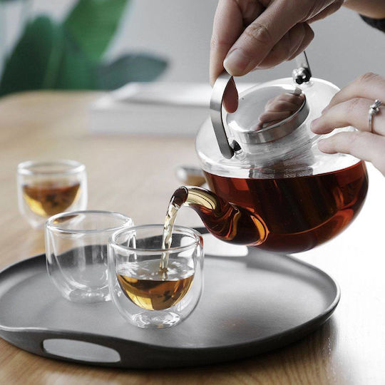 Viva Teeset mit Tasse Transparent 6Stück