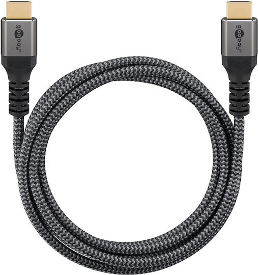 Goobay HDMI 2.0 Premium High Speed 4K 60Hz HDR Cable HDMI male - HDMI male 10m Μαύρο
