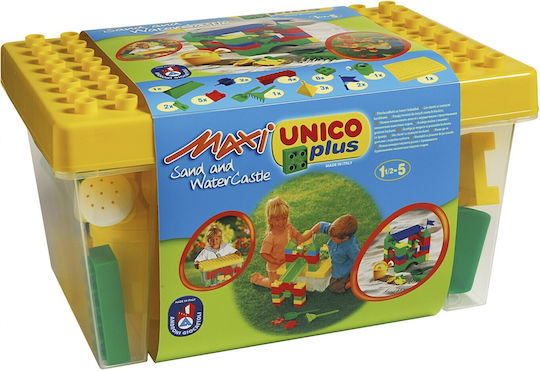 Unico Plus Τουβλάκια Maxi Sand Water Castle για 1.5-5 Ετών 30τμχ