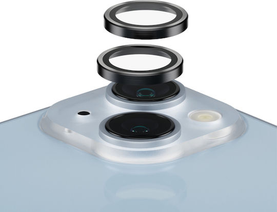PanzerGlass Hoops Camera Protection Tempered Glass Black for the iPhone 14