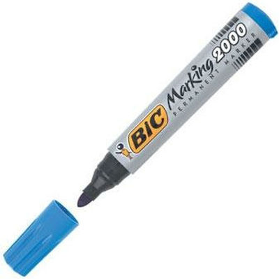 Μόνιμος Δείκτης Bic Marking 2000 Μπλε 12 Τεμάχια