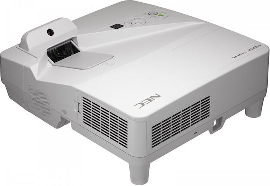 Nec UM352Wi 60003954 Проектор 3LCD HD Обикновена лампа с Wi-Fi и вградени високоговорители Бял