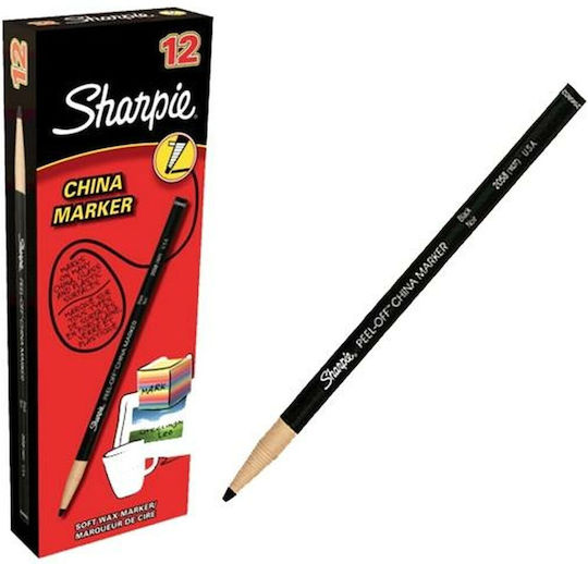 Sharpie Ξυλομπογιές Μαύρες Σετ 12τμχ