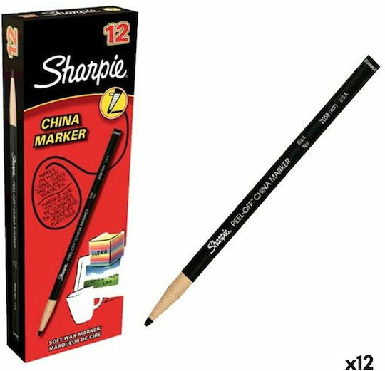 Sharpie Ξυλομπογιές Μαύρες Σετ 12τμχ