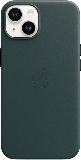 Apple Back Cover Leather Forest Green (iPhone 14)