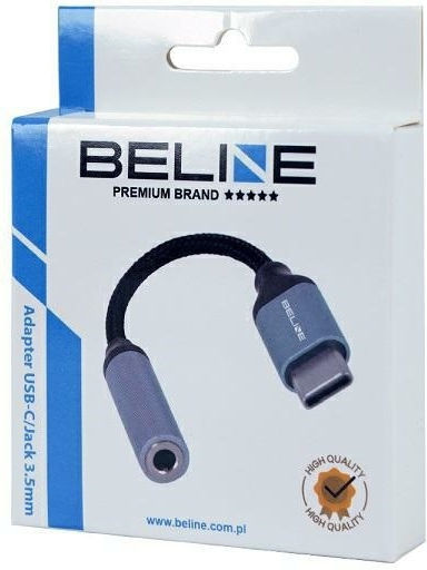 Beline Μετατροπέας USB-C male σε 3.5mm female Γκρι 1τμχ