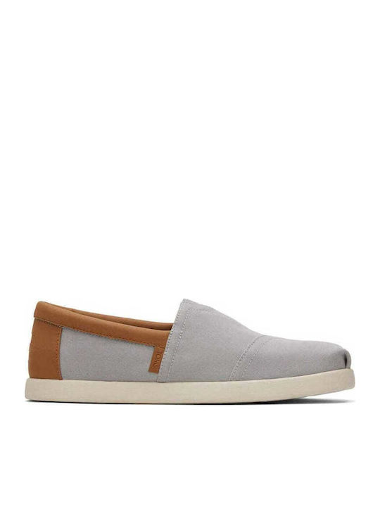 Alpfwd Espadrille Leather Men's Espadrilles in Gray Color