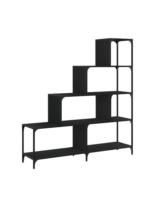 Bibliothek Black Velvet-Black Metal 139x33.5x149cm