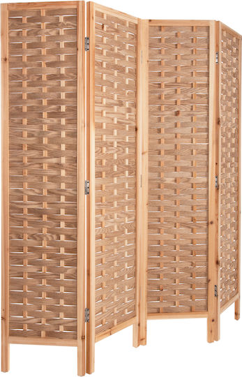 HomeMarkt Sentinel Декоративен Параван от Бамбук 162x180см