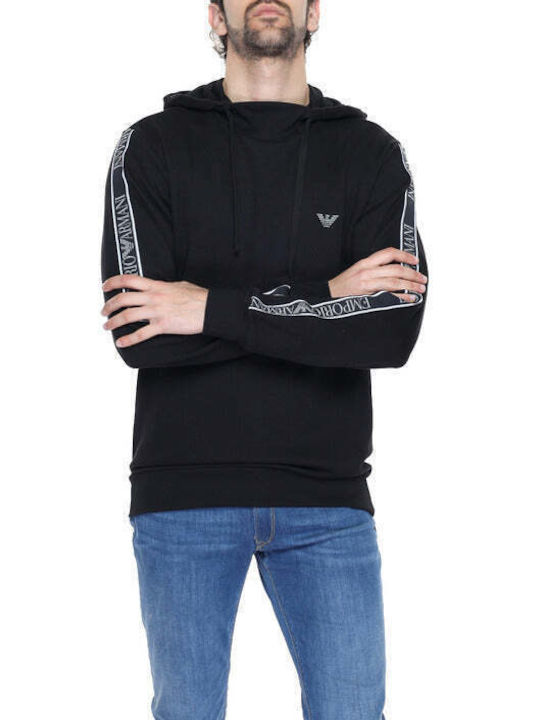 Emporio Armani Herren Sweatshirt mit Kapuze Blau