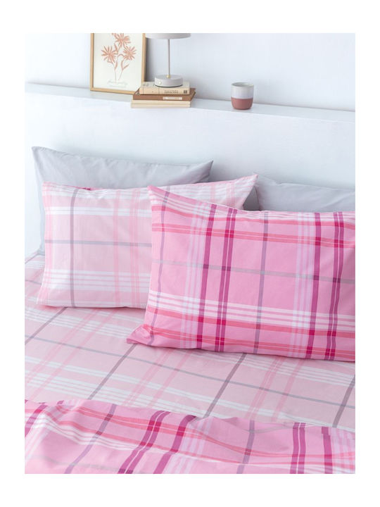 Palamaiki Sheet Sets Single 170x260cm. Fl6242 Pink 3pcs