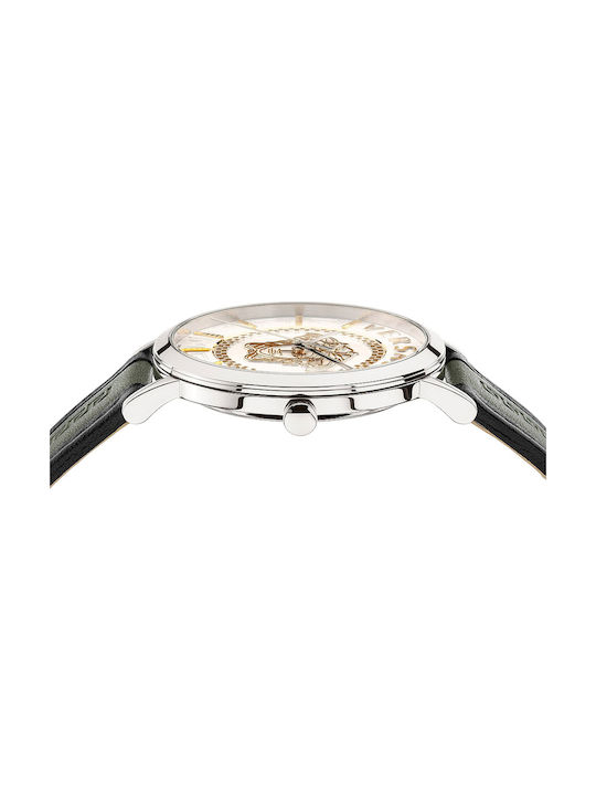 Versace Watch Battery with Green Leather Strap