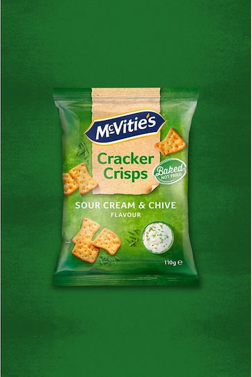 Mcvitie's Крекери с вкус Заквасена сметана 110гр