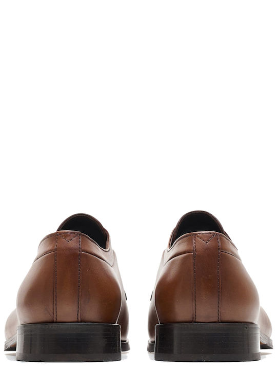 Men's Leather Dress Shoes Cognac Paris