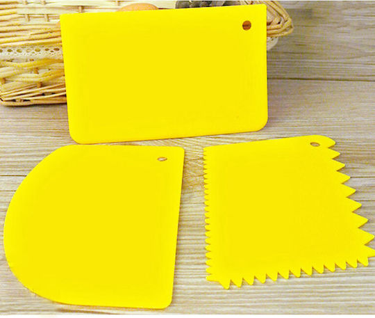 Spatulă de Patiserie Plastic 8cm 3buc