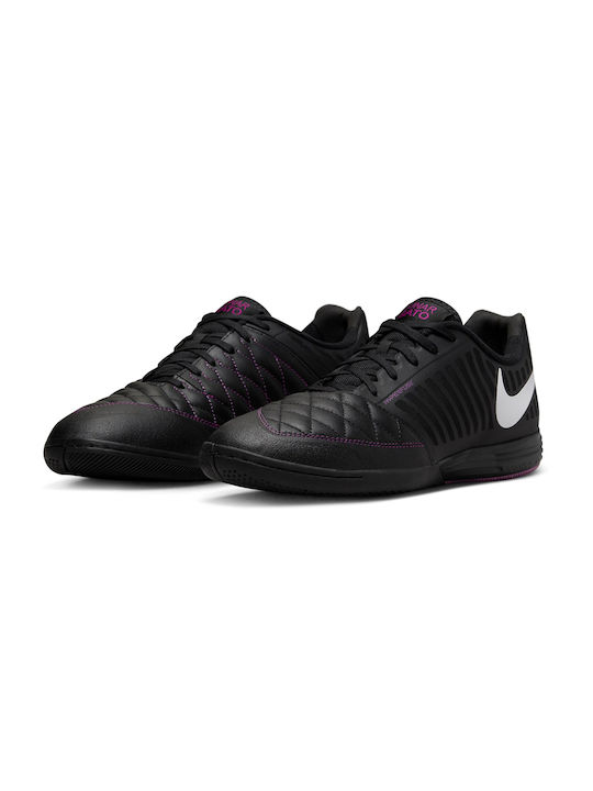 Nike Lunar Gato II IC Χαμηλά Ποδοσφαιρικά Παπούτσια Σάλας Μαύρα