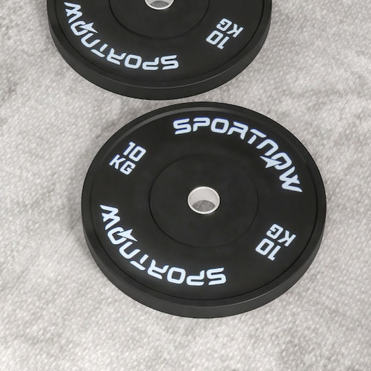 Sportnow Set Discuri De Tip Olimpic Cauciucate 2 x 10kg Φ50mm