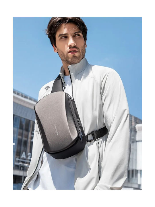 Mark Ryden Shoulder / Crossbody Bag with Zipper Black 18x10x30cm