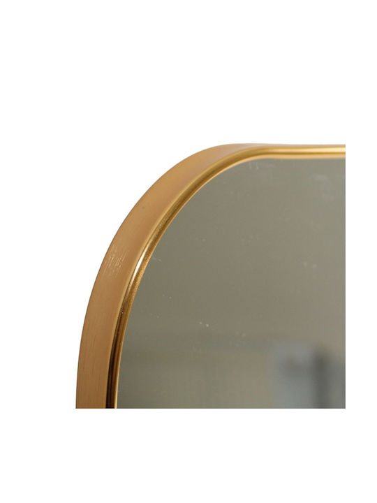 Koopman Wandspiegel mit Gold Metallisch Rahmen 55x45cm 1Stück