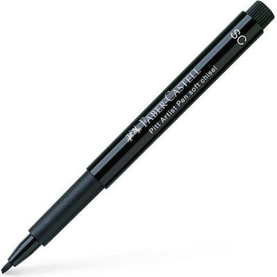 Faber-Castell Pitt Artist Pen Μαρκαδόρος 2.5mm Μαύρο