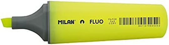 Milan Μαρκαδόροι Υπογράμμισης Κίτρινο 4.8mm Σετ 12τμχ