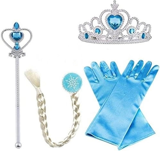 Elsa Frozen Accesorii Pentru Carnaval Din Plastic 4 Bucăți