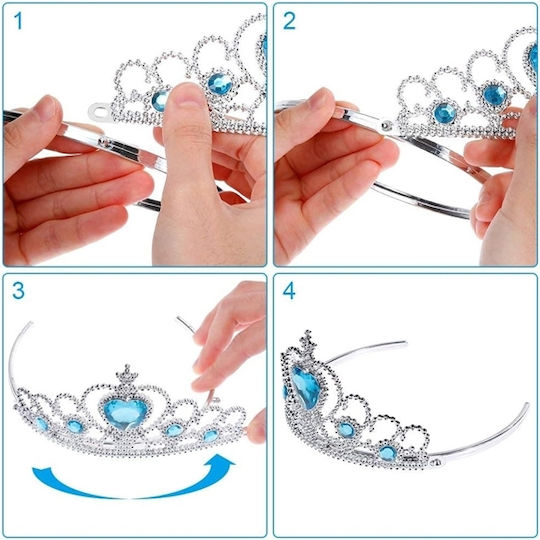 Set de trei accesorii pentru prințesa Elsa Frozen, Ideallstore®, 3-12 ani