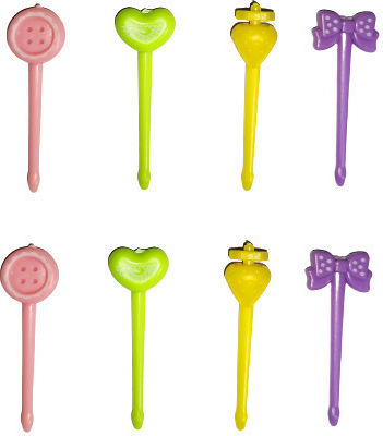 Forks Party in many colours 8pcs