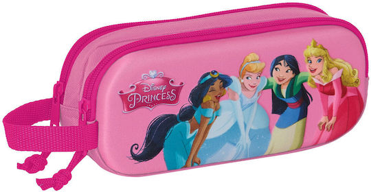 Double Cassette Disney Princess Pink 21 X 8 X 6 Cm 3d