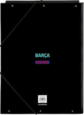 F.C. Barcelona Ordner für Papier A4 Schwarz