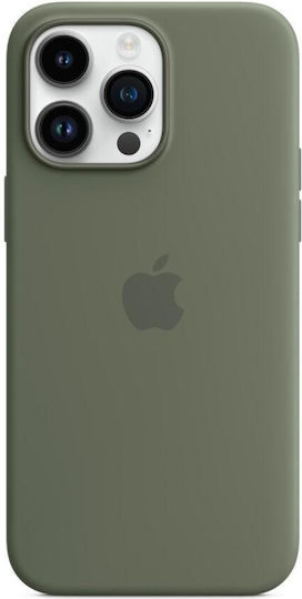Apple Silicone Case with MagSafe Back Cover Silicone Olive (iPhone 14 Pro Max)