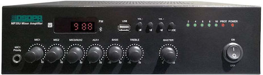 DSPPA MP35U Integriert Hi-Fi-Verstärker Stereo 60W/4Ω MP35U Schwarz