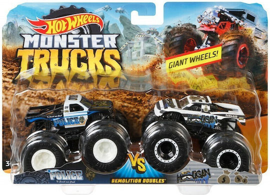 Hot Wheels Monster Trucks Cars Set Assorted 1:64 Monster Truck For 3+ Years (Various Designs) 2 pcs