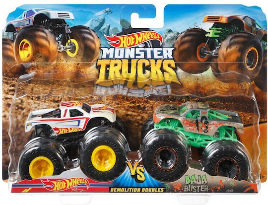 Hot Wheels Monster Trucks Cars Set Assorted 1:64 Monster Truck For 3+ Years (Various Designs) 2 pcs