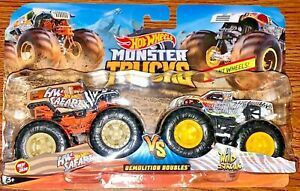 Hot Wheels Monster Trucks Cars Set Assorted 1:64 Monster Truck For 3+ Years (Various Designs) 2 pcs