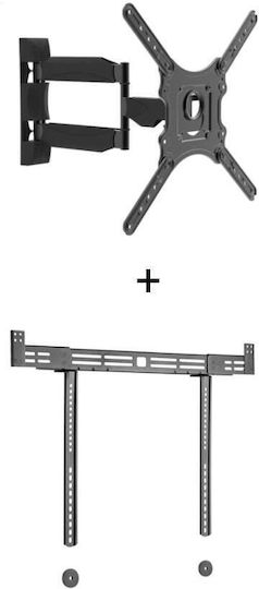 Blackmount LCD-2655FM+SB-55 Suport TV de perete cu braț până la 55" și 35kg