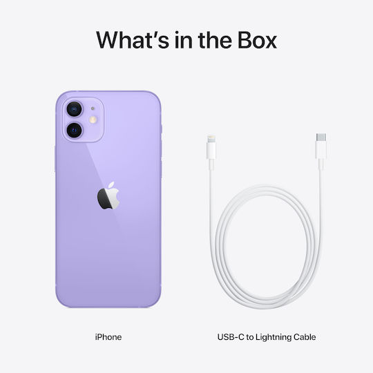 Apple iPhone 12 (4GB/128GB) Lila