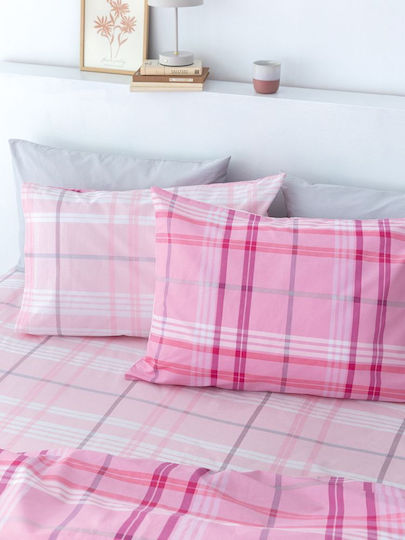 Palamaiki Bettwäsche-Set Überdoppel 240x260cm. Fashion Life Fl6242 Lila 4Stück
