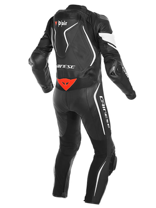 Dainese Men's Leather Motorcycle Riding Suit Black