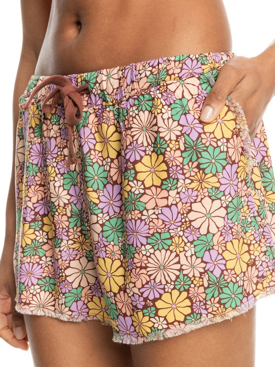 Roxy Coastline Ride Feminin Pantaloni scurți de Plajă Multicolor