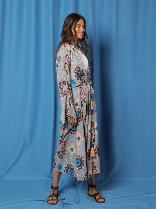 Achilleas Accessories Women's Maxi Kimono Beachwear Multicolour