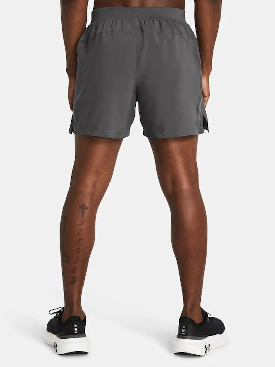 Under Armour Launch 5'' Αθλητική Ανδρική Βερμούδα Γκρι