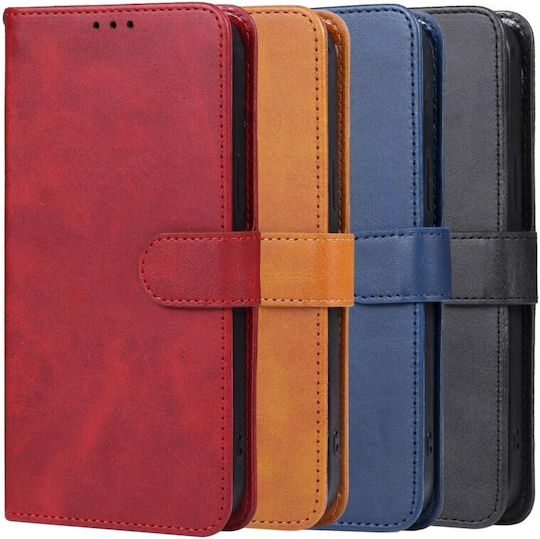 Umschlag Rückseite Leder Rot (OnePlus 12R)