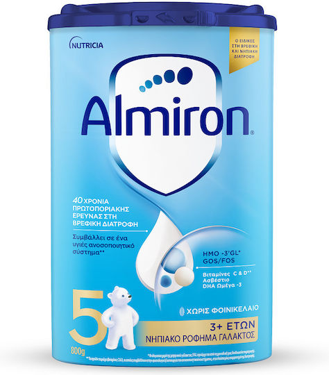 Nutricia Мляко на Прах Almiron 5 за 36m++ Месеца 800гр