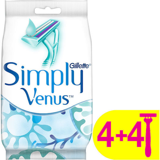 Venus Simply Venus with Lubricious Strip 8pcs