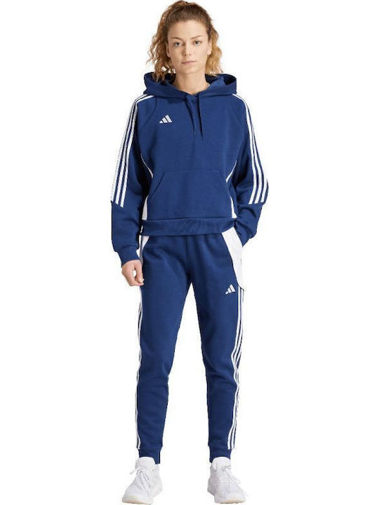 Tiro 24 Sweatshirt mit Kapuze Marineblau